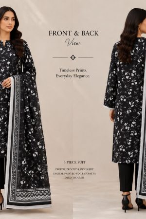 MSB-02-26-151 Black & White | 3 Piece